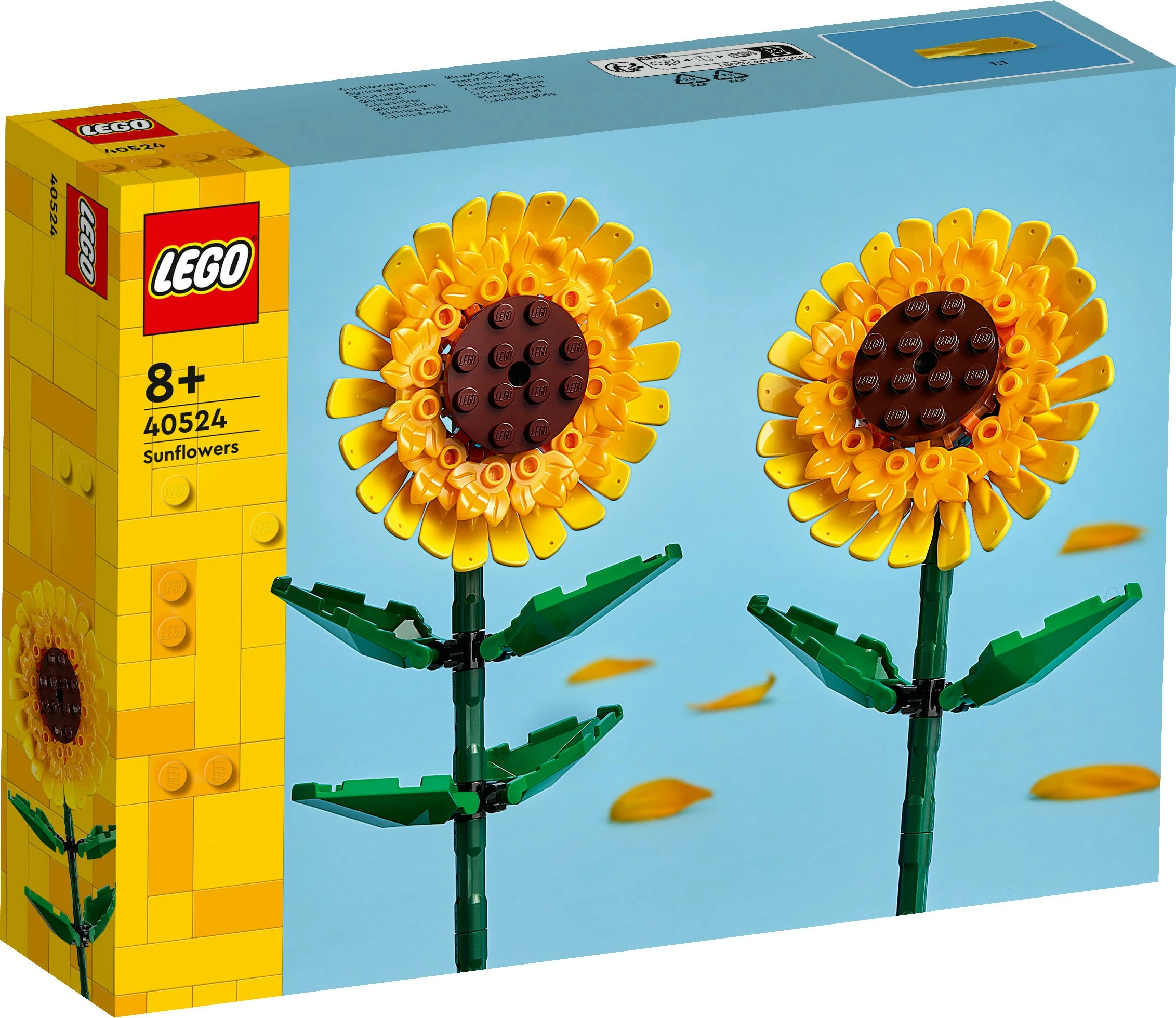 Set gradnje luči sončnice LEGO Botanicals 40524, večbarven