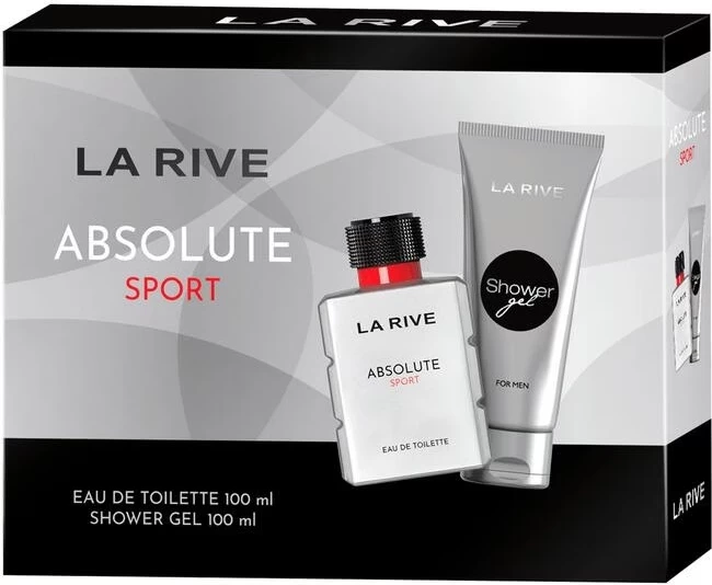 Eau de Toilette in gel za prhanje La Rive Absolute Sport 100 ml + 100 ml, za moške