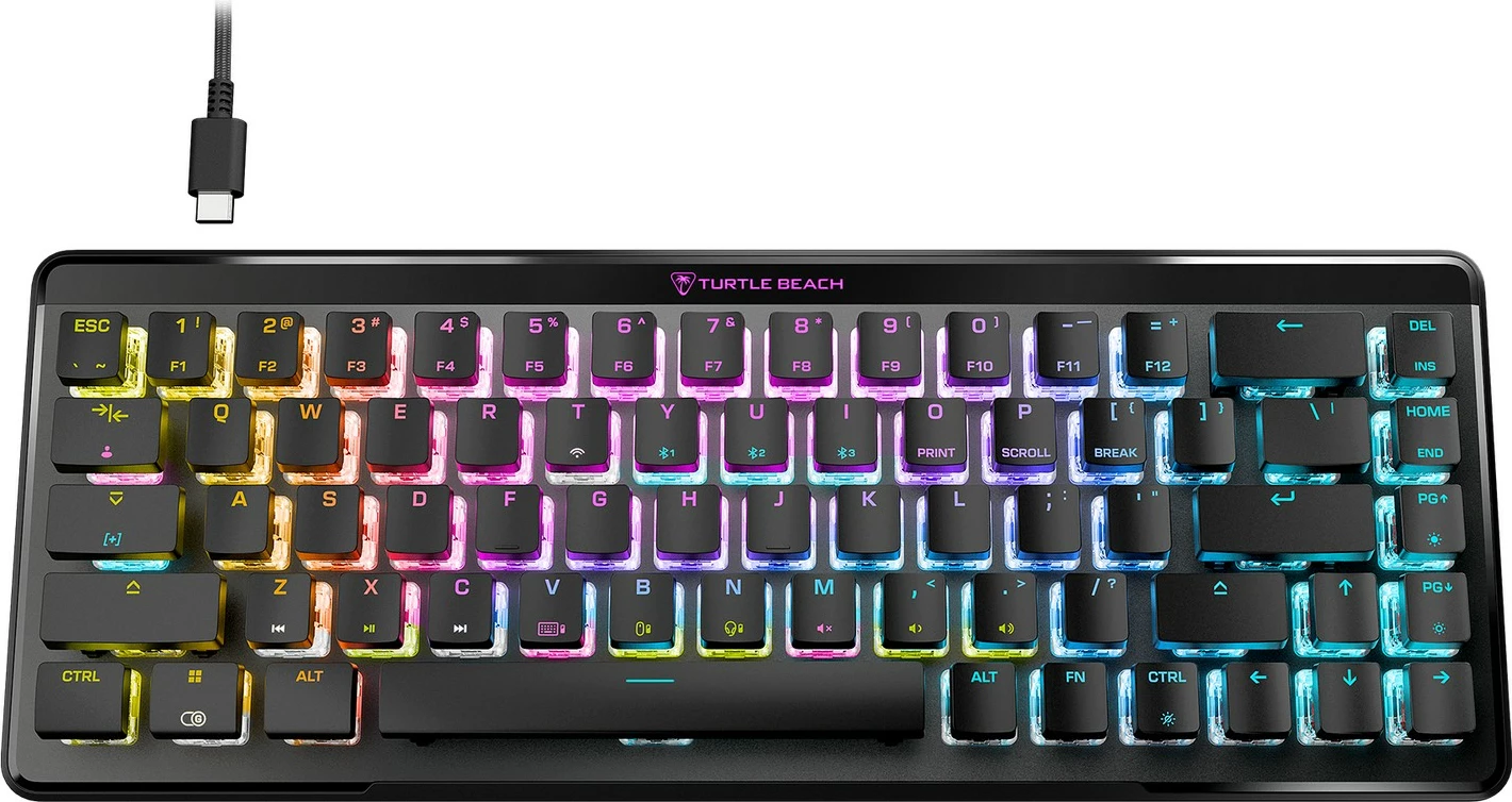 Gaming tastatura Turtle Beach Vulcan II Mini Air, brezžična, RGB, črna