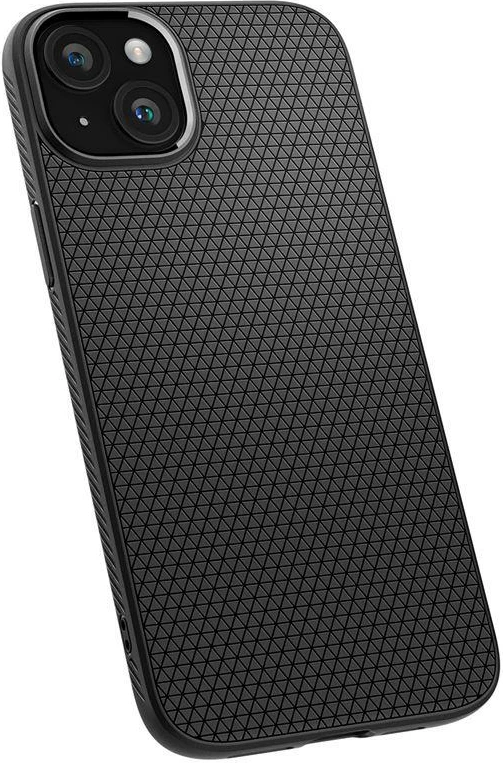 Zaščitni ovitek Liquid Air za iPhone 15 Plus, Spigen, mat črn