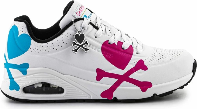 Superge, Skechers Crossing Hearts 155227-WMLT, ženske, bele