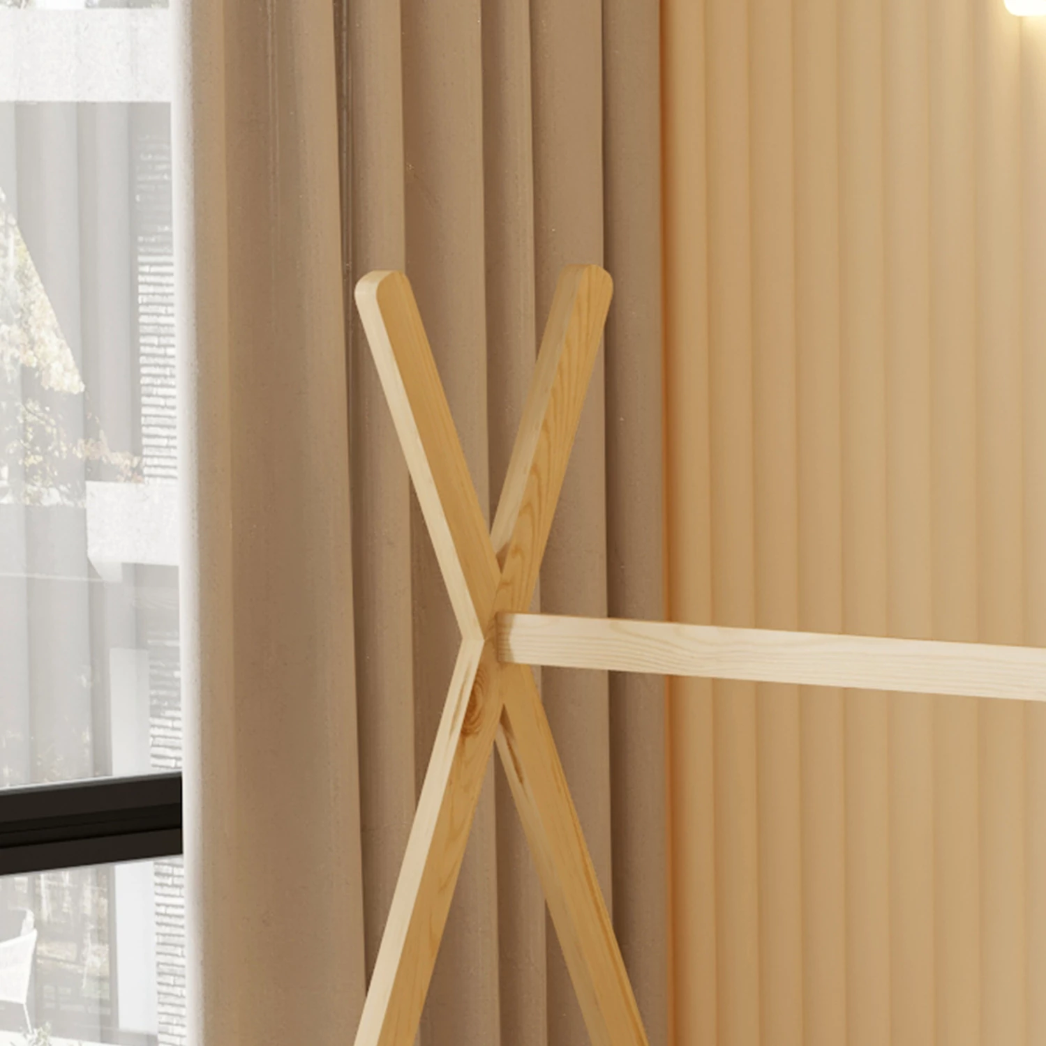 Postelja za otroke MUNK FH681.01 t.MONTESSORI iz masivnega borovega lesa v naravni barvi za vzmetnico 190x90cm