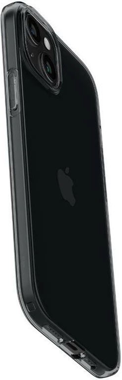 Prozoren ovitek Spigen Crystal Flex za iPhone 15 Plus, sivo-prozoren