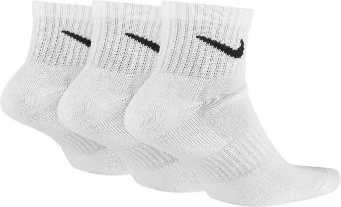 Trenirne nogavice Everyday Cushion Ankle, Nike, bele