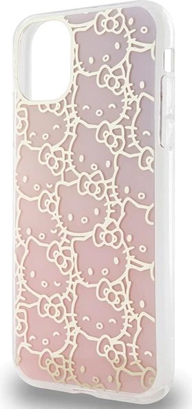 Ovitek za pametni telefon IML z rožnatim gradient motivom Hello Kitty za iPhone 11/XR