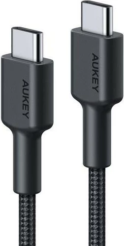 Kabel USB-C na USB-C, AUKEY CB-CD45, 0,9 m, 60 W, črn