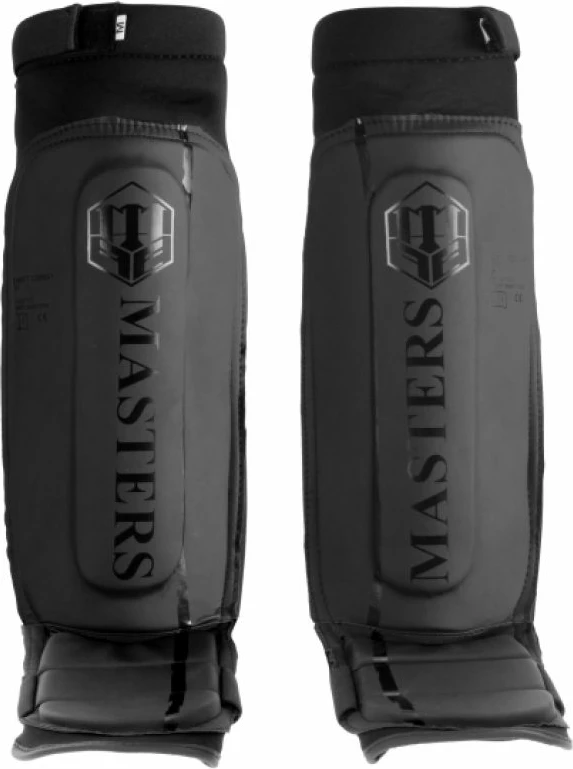 Ščitniki za golen NS-COMBAT-MATT Masters, črni