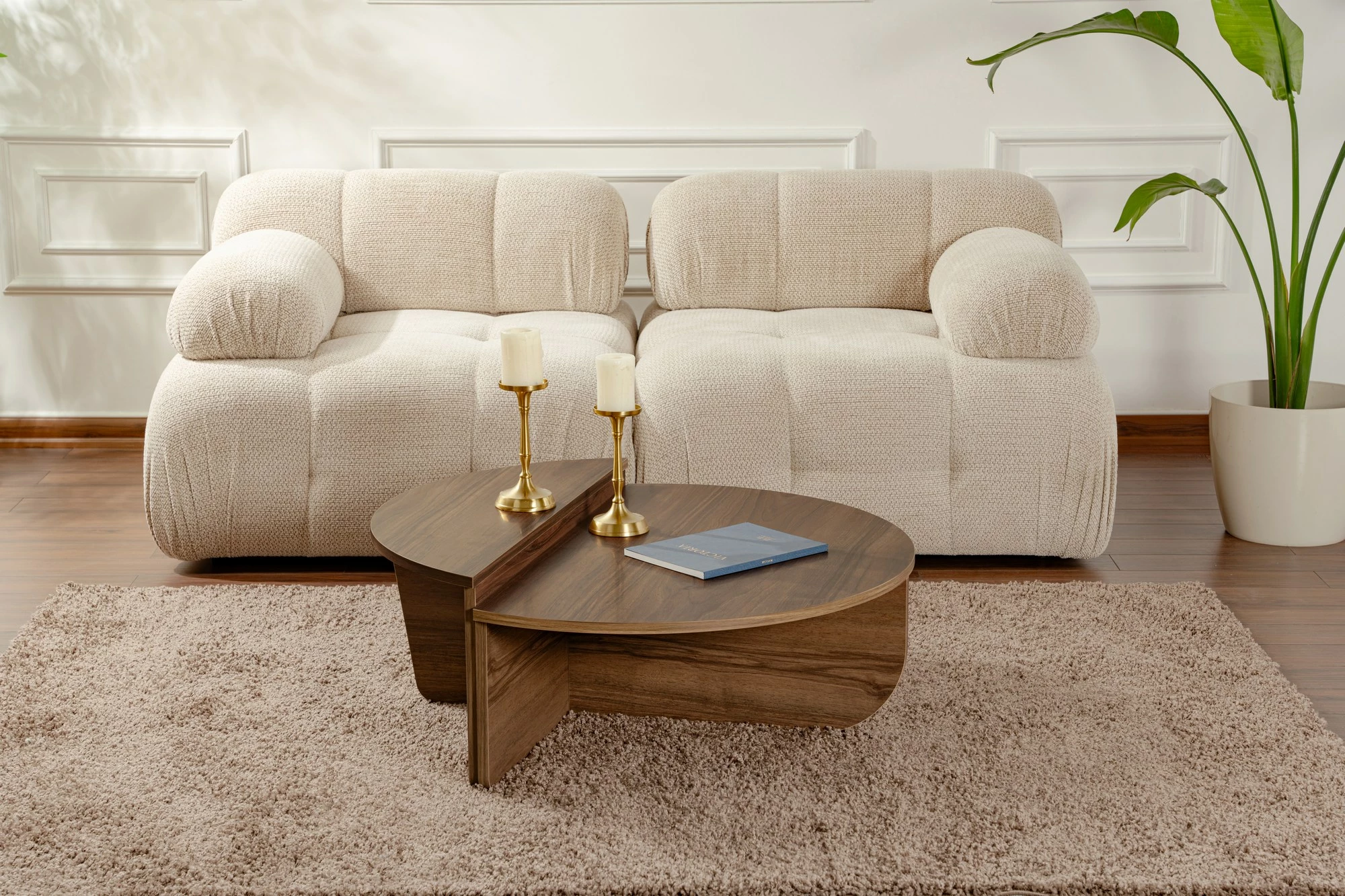Set miz za kavo Orion Nordure, rjava