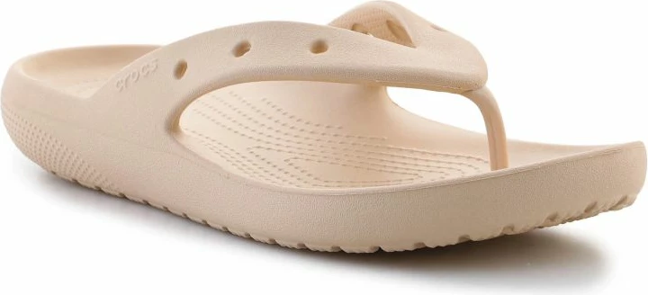 Flip-flop natikači Crocs Classic Flip V2, bež