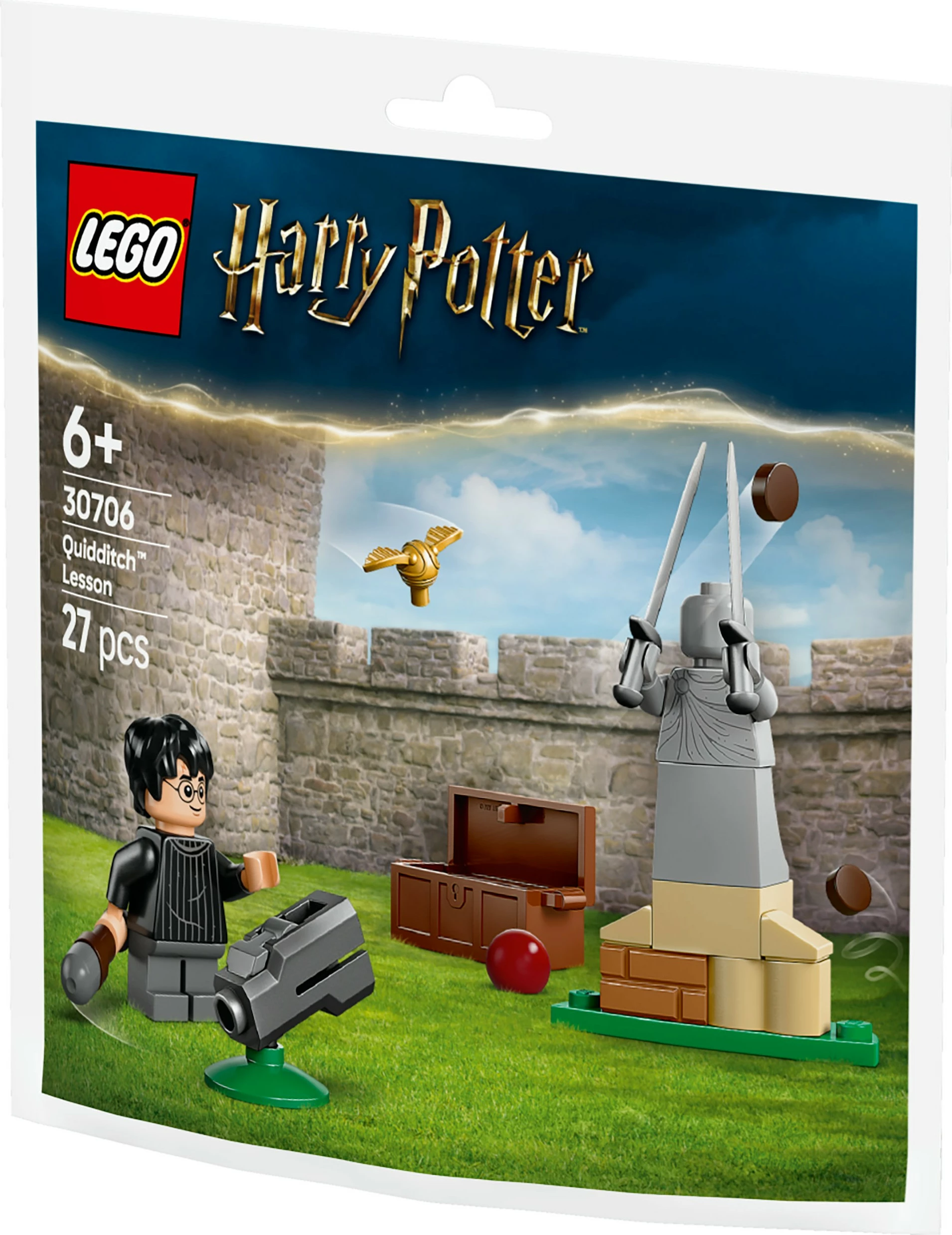 Set za sestavljanje Quidditch Training LEGO Harry Potter 30706, 27 delov, večbarven
