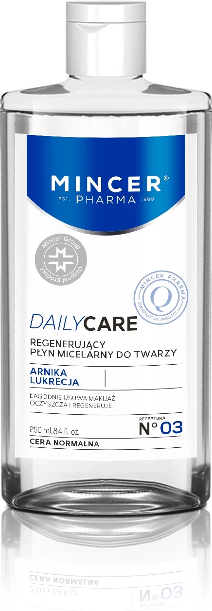 Regenerirajoča micelarna voda DailyCare Mincer Pharma No.03 za ženske, 250 ml