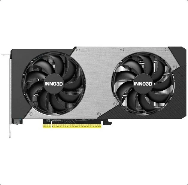 Grafična kartica INNO3D GeForce RTX 5060 Ti TWIN X2, 16 GB, siva