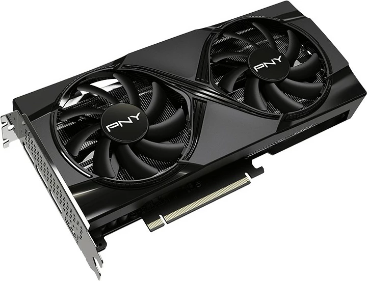 Grafična kartica PNY GeForce RTX 5060 Ti VERTO OC, 16 GB GDDR7, 2 ventilatorja, črna