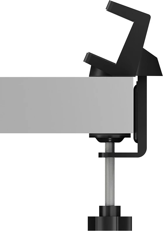 Nosilec za USB hub ICY BOX IB-MSA106-HH, pasiven, s sponko za mizo, črn