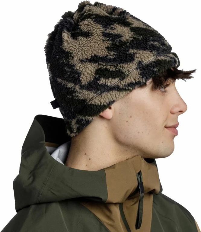 Topel pokrivalo za glavo Buff Switch Polar, moški in ženske, rjavo in črno