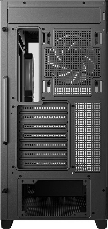 Računalniško ohišje Deepcool CG580 4F V2, midi tower, kaljeno steklo, RGB, črno