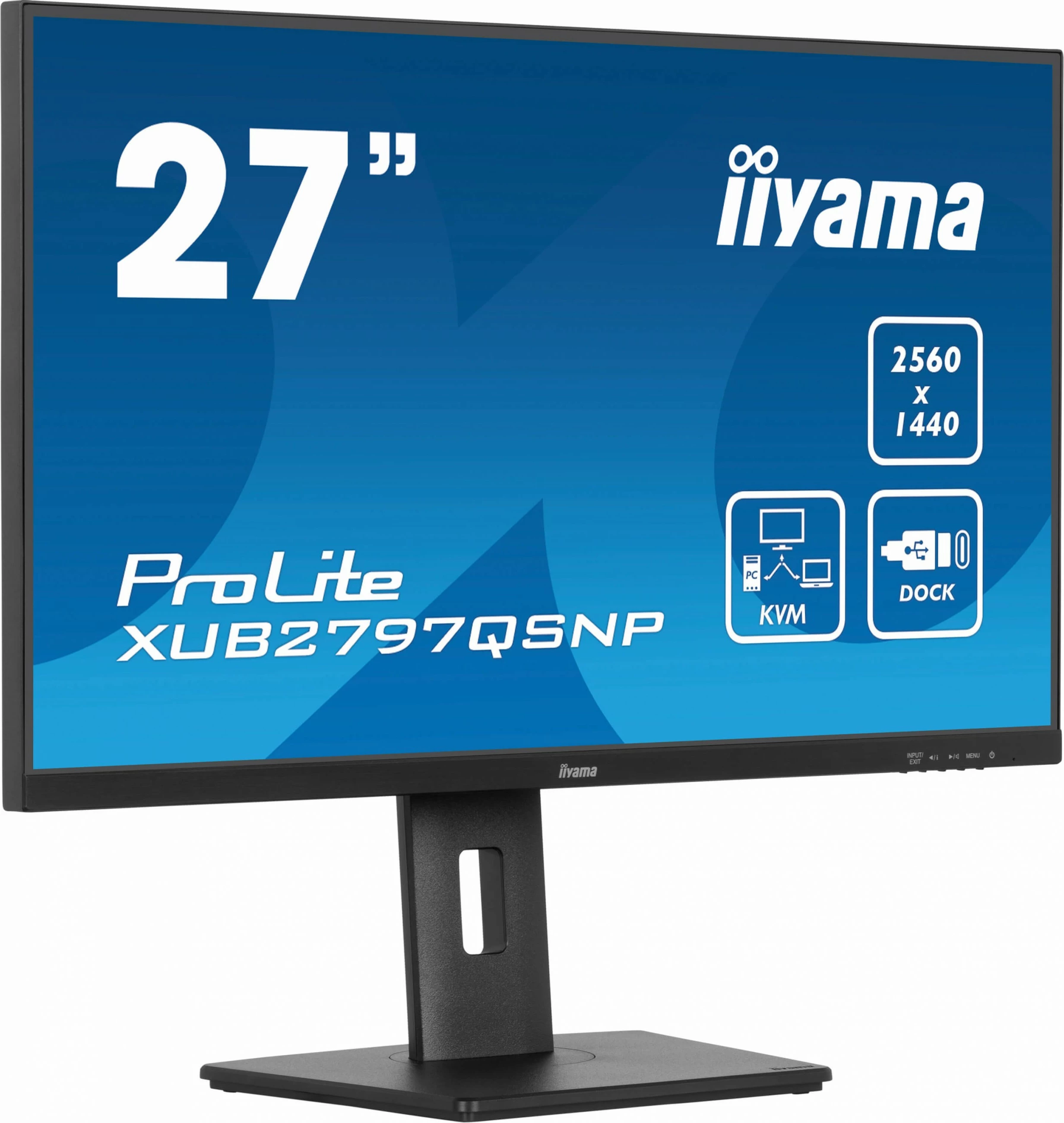 27" WQHD IPS monitor iiyama ProLite XUB2797QSNP-B1, LED, 1 ms, črn