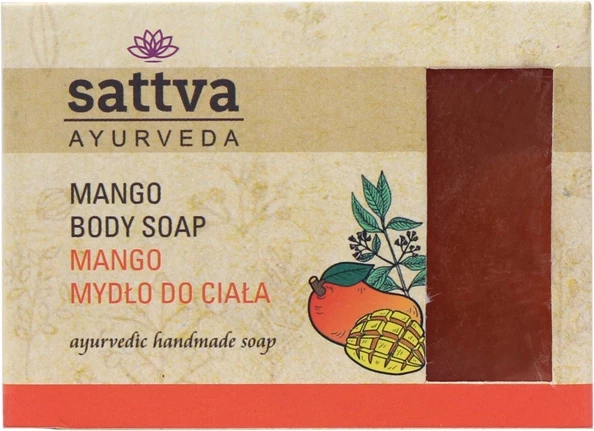 Milo za telo Sattva Indian Glycerin Soap Mango, za ženske, 125 g
