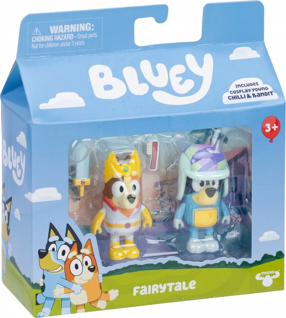 Set figuric Bluey, pravljice, 2 kosi, TM Toys BLU17974