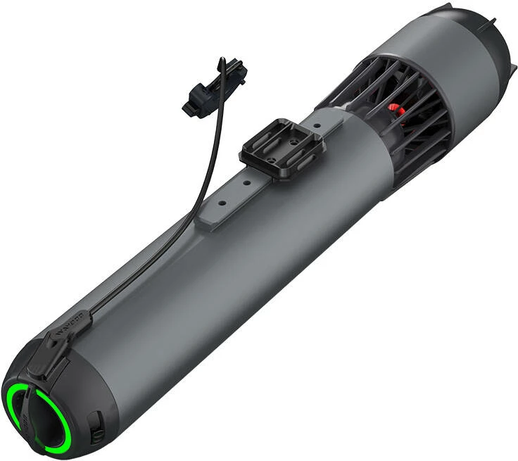 Nadzirni podvodni skuter, Waydoo 5010000105, 56 min, 1,4 m/s, črn