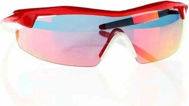 Športna sončna očala Goggle, unisex, rdeče/belo