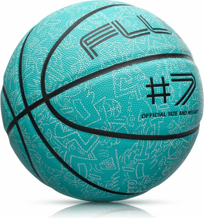 Fluorescenčen košarkarski žog Meteor, zelena