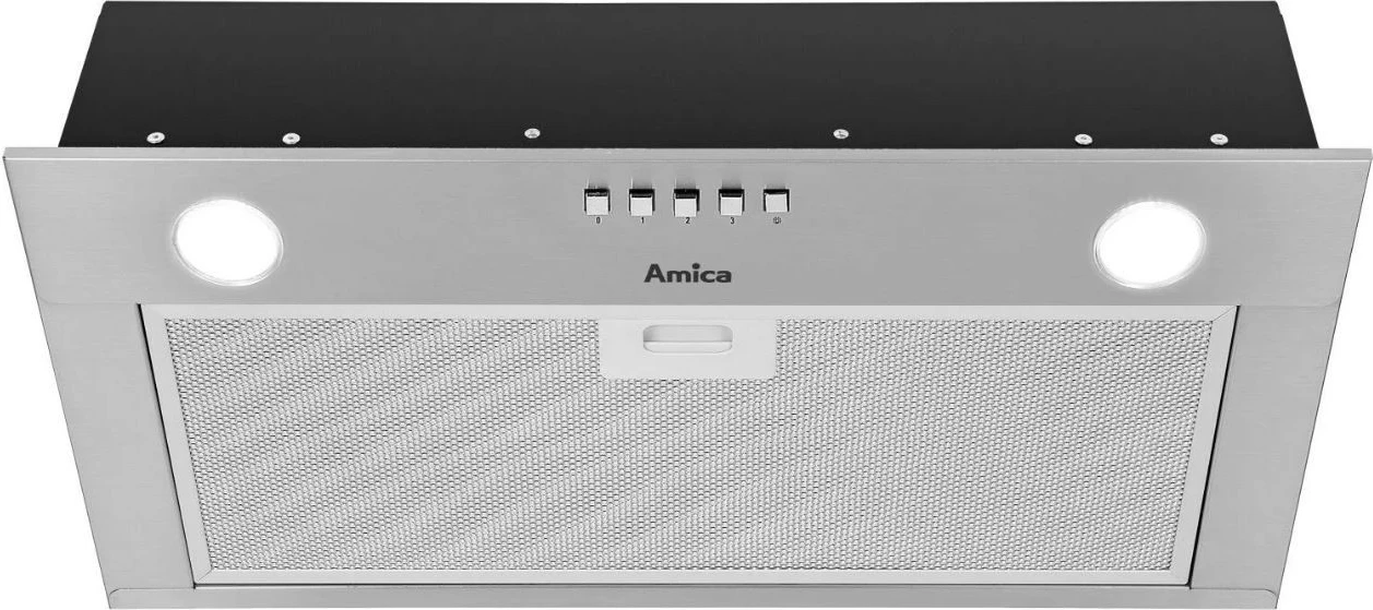 Vgradna kuhinjska napa Amica OMC6242I, 600 mm, 3 hitrosti, LED, srebrna