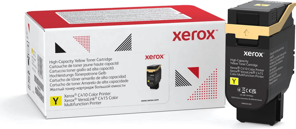 Toner, visoka zmogljivost 7000 strani, Xerox 006R04688 C410, rumen