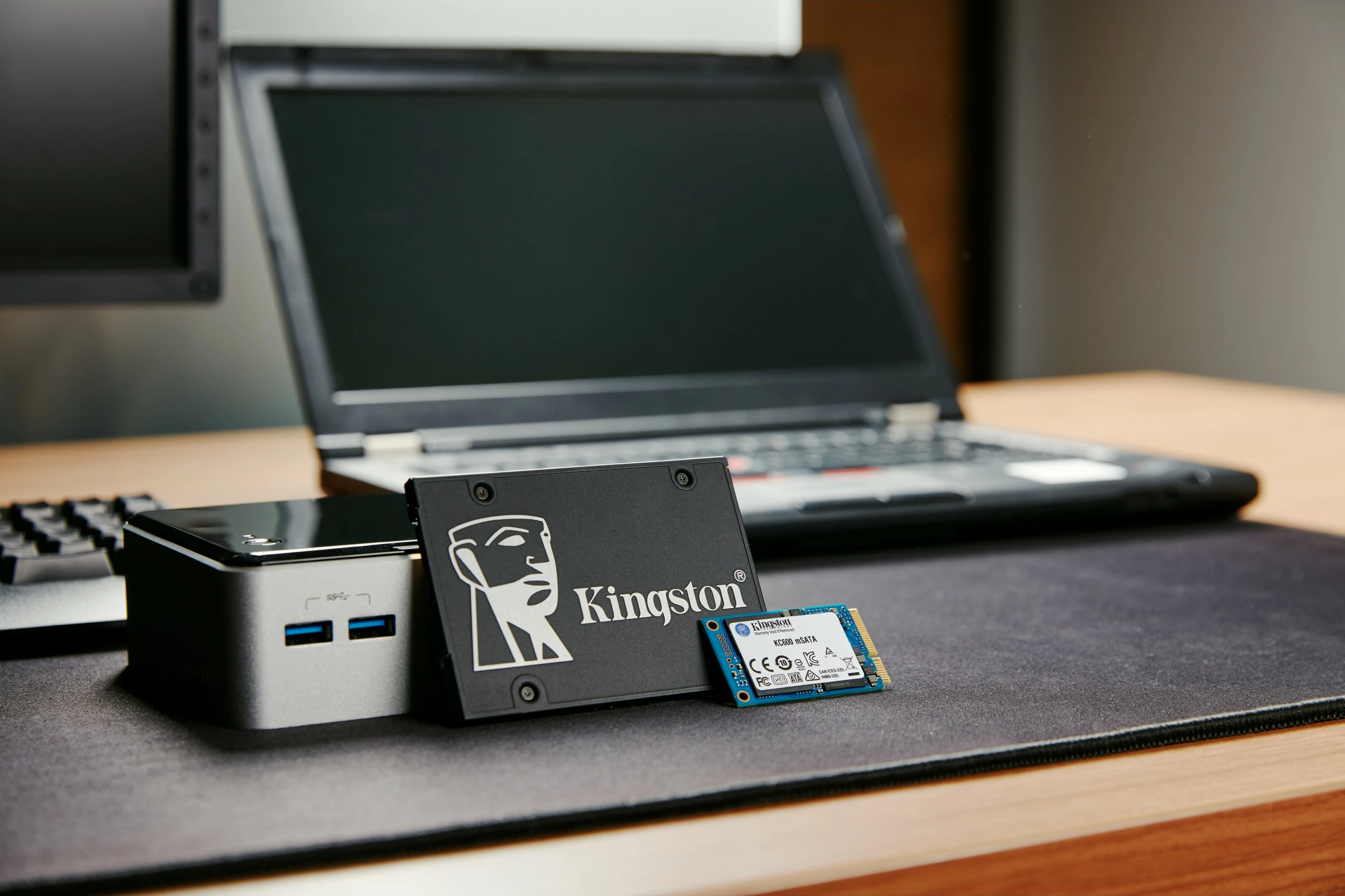 SSD 2,05 TB, 2,5", 550 MB/s, črn Kingston KC600