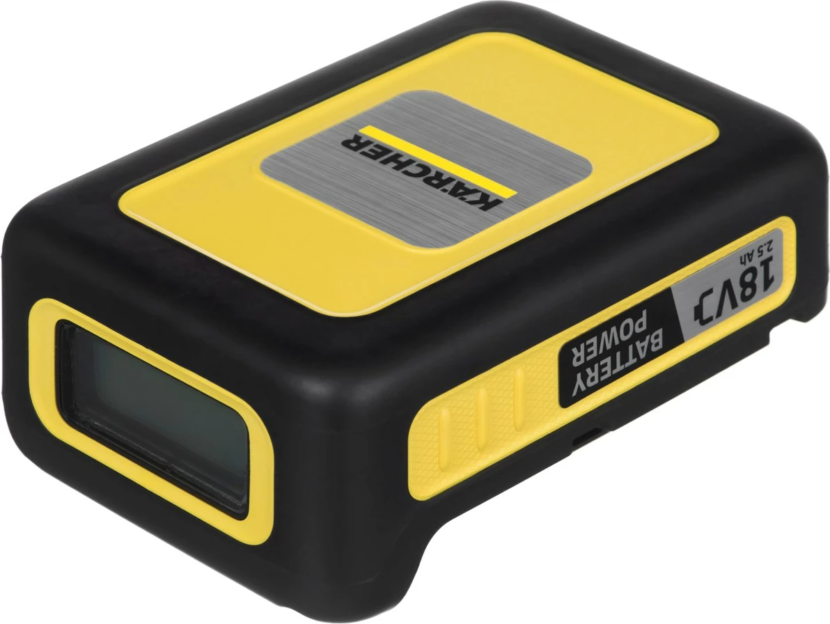 Set baterije in polnilca Kärcher Power 18/25, 18 V, 2,5 Ah, rumen