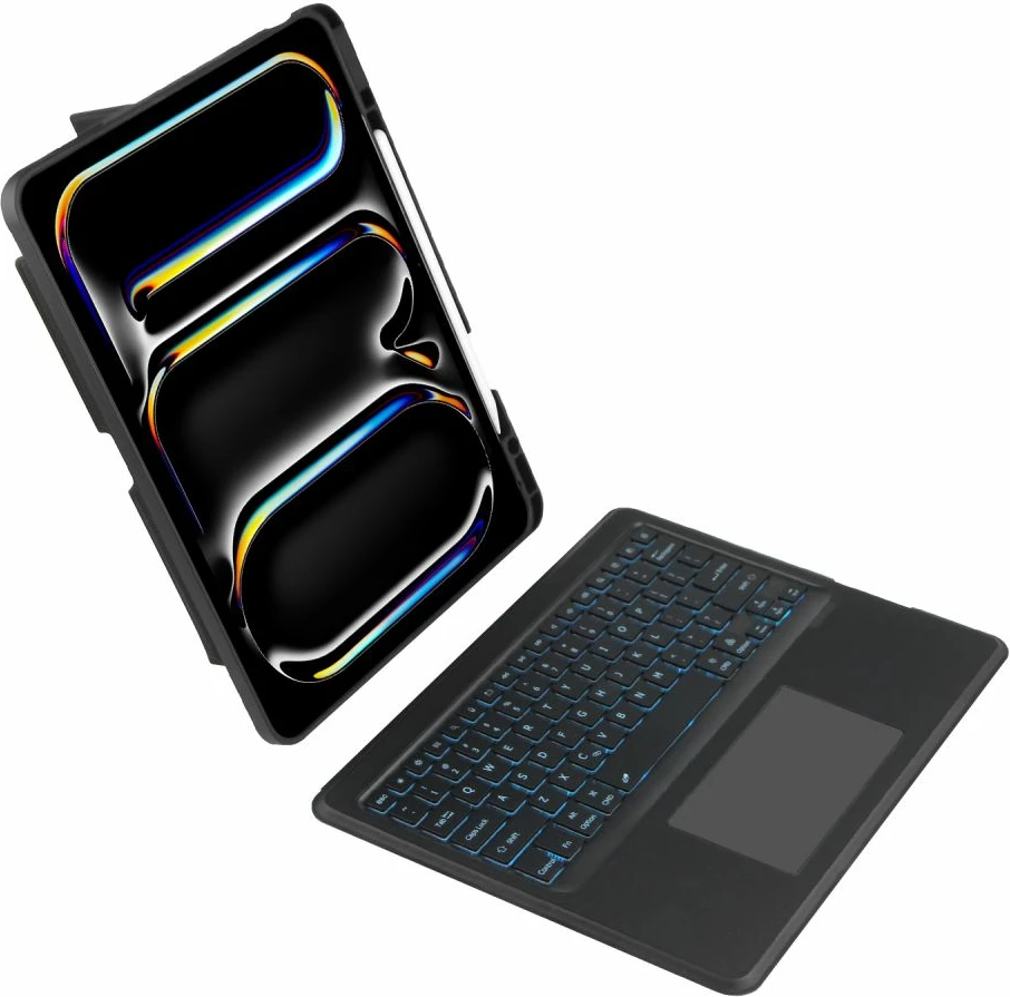 Ovitek za iPad Pro 13" (2024) s Bluetooth tipkovnico Tech-Protect SC Mag Pen, črn