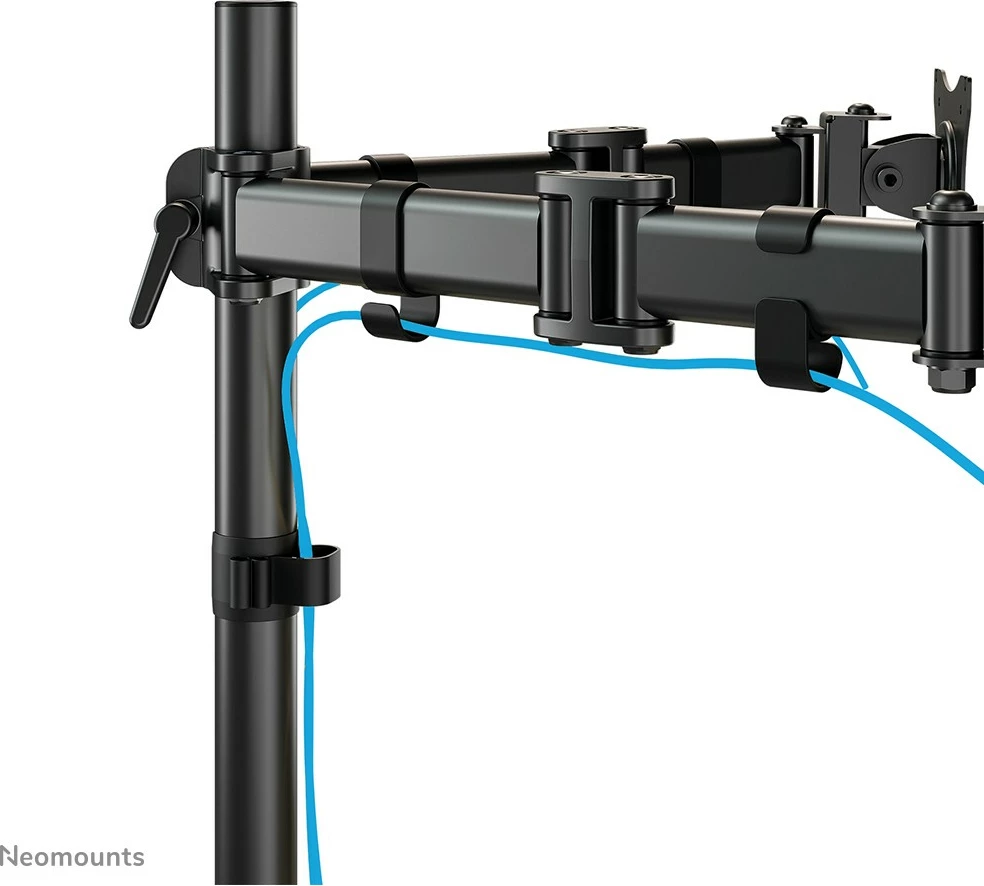Namizni nosilec za monitor Newstar NM-D135DBLACK, 27", črn