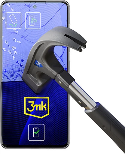 Hibridno zaščitno steklo 3mk FlexibleGlass za Samsung Galaxy A73 5G, prozorno