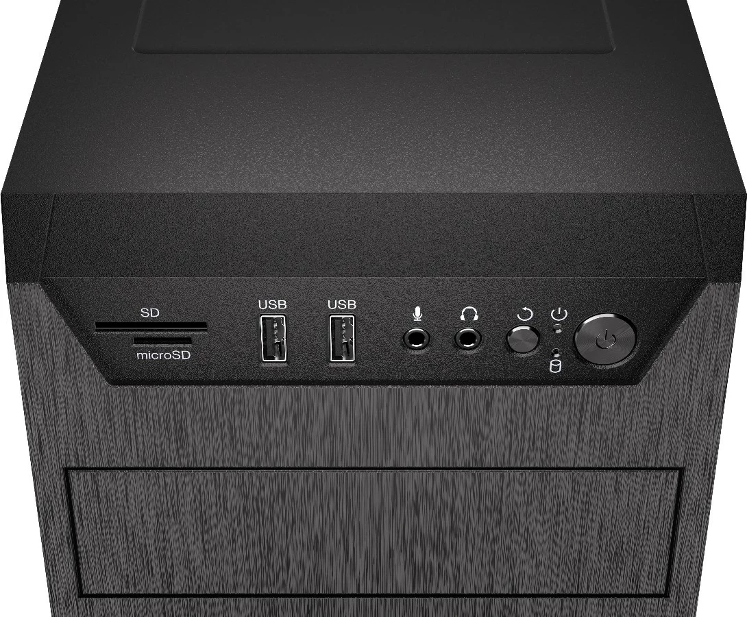 Ohišje za računalnik ENDORFY Armis 100 Solid, EY2A015, črno