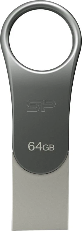 USB ključek Silicon Power Mobile C80, Tip A/C, 64GB