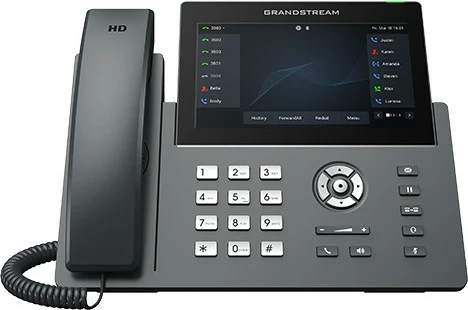 IP telefon Grandstream GRP2670, 12 linij, zaslon 7", črn