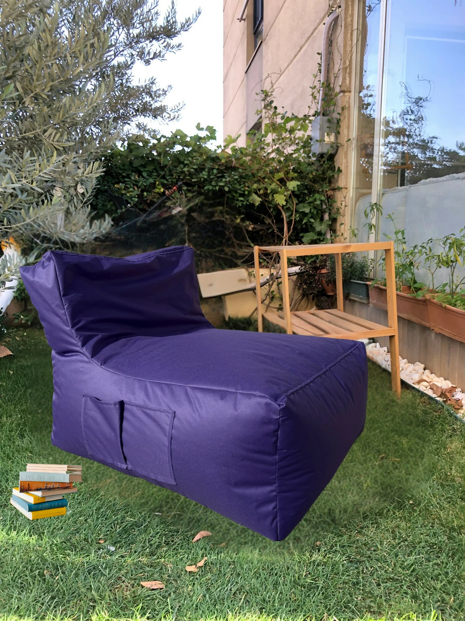 Sedežna vreča XXL, vijolične barve - Atelier del Sofa
