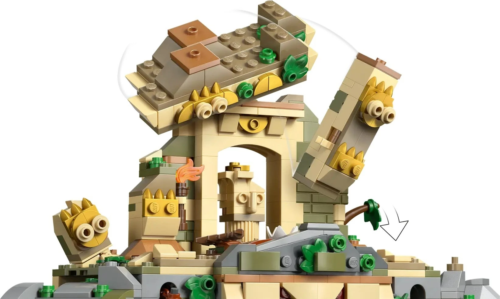 Set za gradnjo Jurasic World Spinosaurus & Quetzalcoatlus z letalsko misijo, LEGO 76976, 4 minifigure