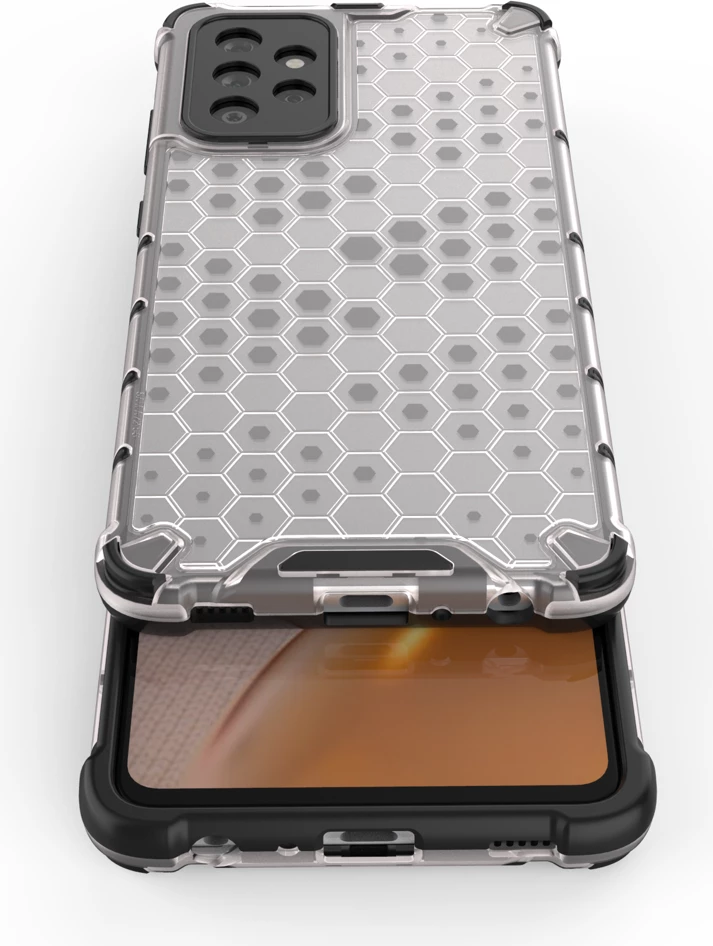 Zaščitni ovitek Honeycomb Hurtel za Samsung Galaxy A72 4G, moder