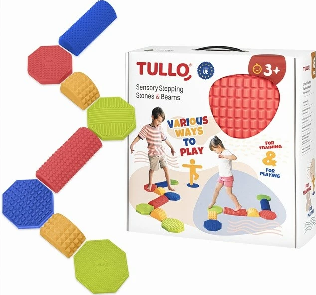 Senzorna steza, 8 kosov, mešane barve Tullo