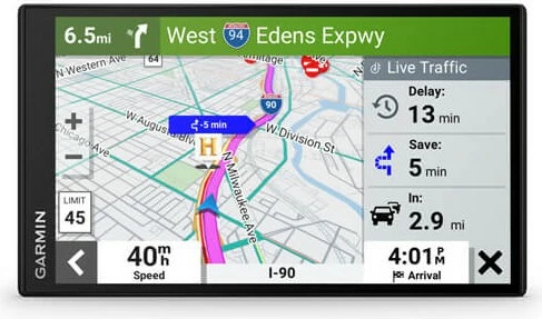 Naprava za navigacijo Garmin DriveSmart 76, 32 GB, zaslon 7 in, črn