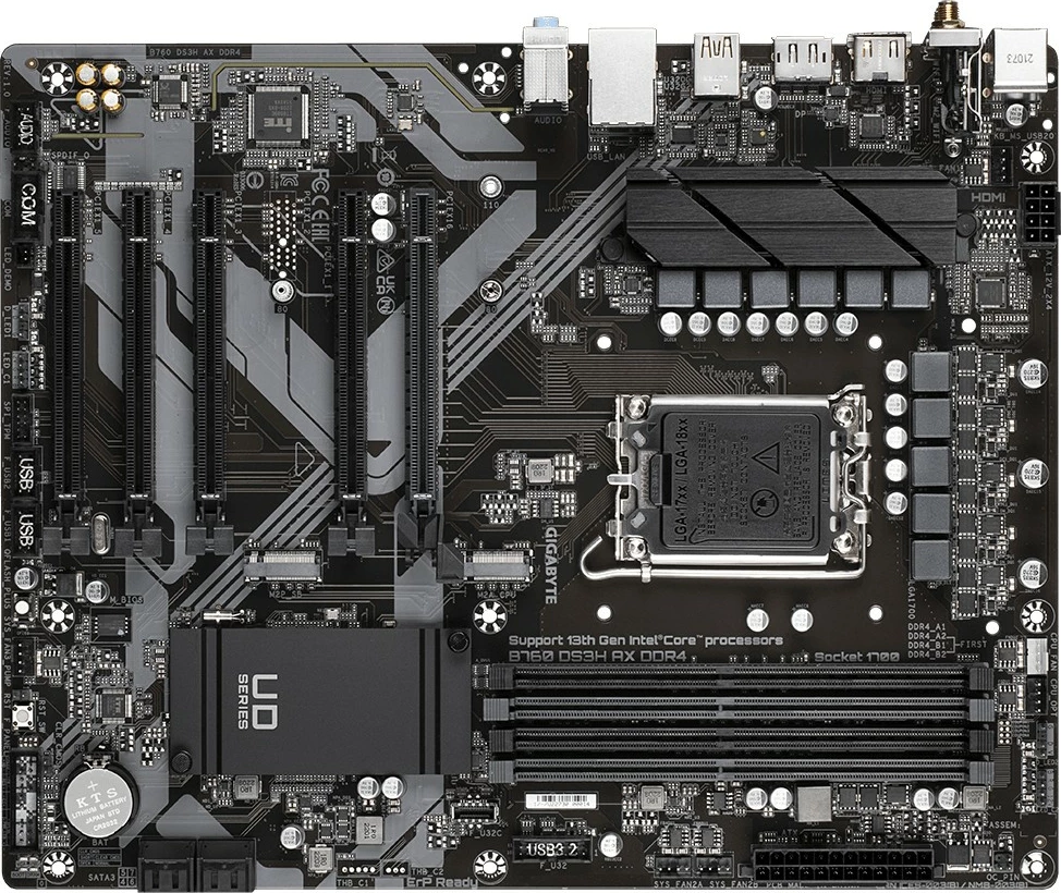 Plošča ameska Gigabyte B760 DS3H AX DDR4