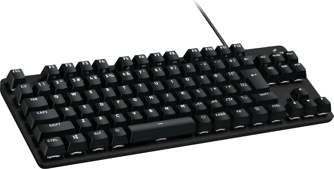 Mehanska tipkovnica brez številske tipkovnice Logitech G413 TKL SE, bela LED, črna