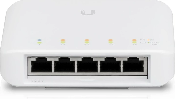 Upravljano stikalo L2, Gigabit Ethernet, PoE, belo, Ubiquiti UniFi USW‑FLEX