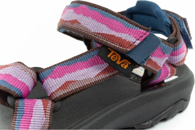 Otroške sandale Teva, črno/roza