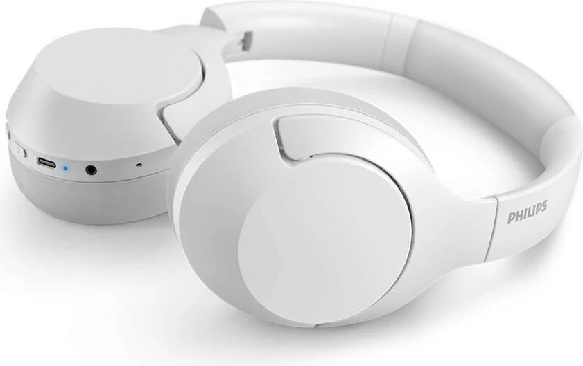 Brezžične slušalke z odpravljanjem hrupa, 60 ur, bele Philips TAH8506WT/00