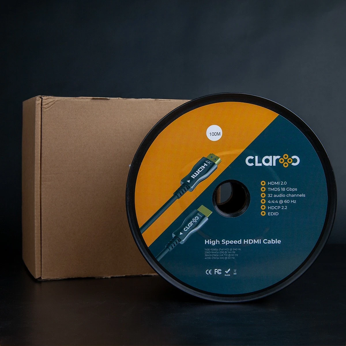 Kab​el HDMI 2.0 AOC 4K@60Hz, 20 m Claroc