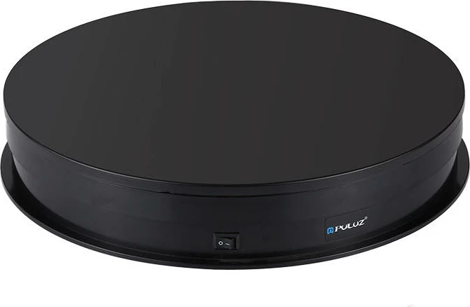 Vrteči podstavek Puluz PU3049B, 30 cm, USB, črn