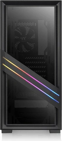 Kompjuterska ohišje Thermaltake Versa T35 RGB, Midi Tower, ATX/Micro ATX/Mini ITX, črno