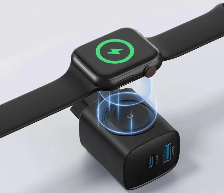 Stenski polnilec 20 W, USB-A in USB-C — Gembird TA-UC-PDQCW20-01-BK, črn